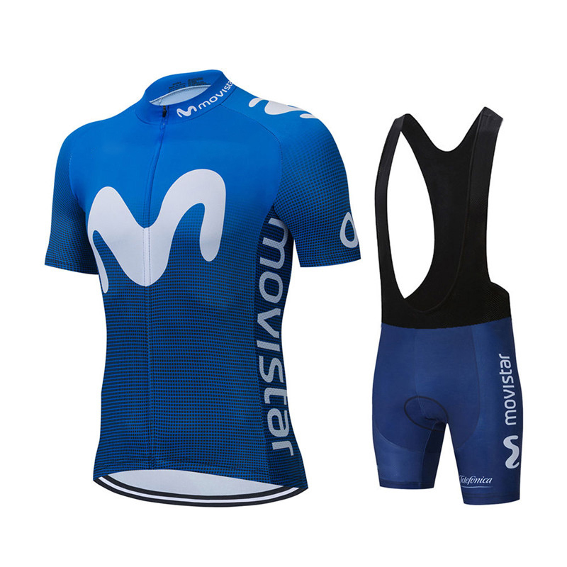 Yeni Yaz Movistar Takımı Bisik - Cycling Gear Jersey incelemesi ve fiyatı